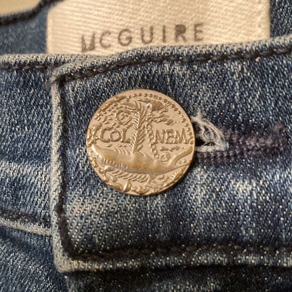 MCGUIRE Denim Jeans Distressed High Rise Size 28 - Picture 8 of 8